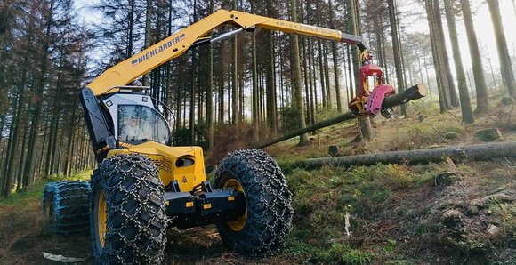 Pour arracher des arbres - la connectivité adaptée pour la récolte du bois