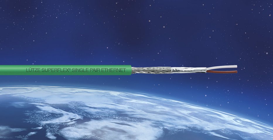 Ethernet s jedním párem vhodný pro vlečné řetězy - Lütze, s.r.o. Ethernet s jedním párem vhodný pro vlečné řetězy - Lütze, s.r.o.