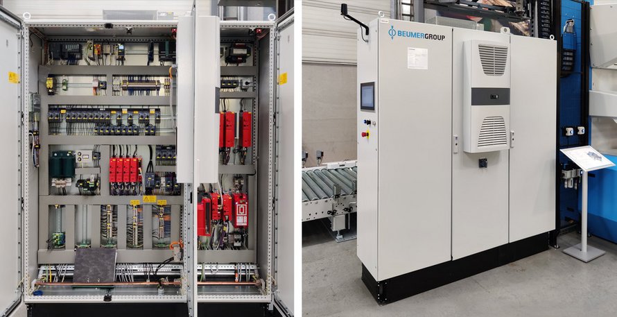 The control cabinet with a mounting plate and necessary air conditioning - Friedrich Lütze GmbH