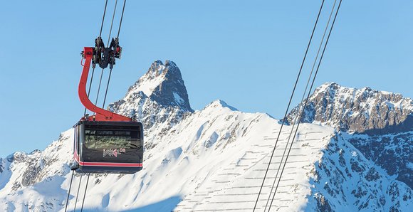 Nová koncepce kabeláže u lanovky Pardatschgratbahn v lyžařském středisku Ischgl - Lütze, s.r.o.