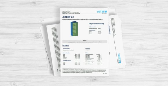 AirTEMP 2.0 Temperatursimulation mit Importfunktion für EPLAN-Stücklisten - Friedrich Lütze GmbH