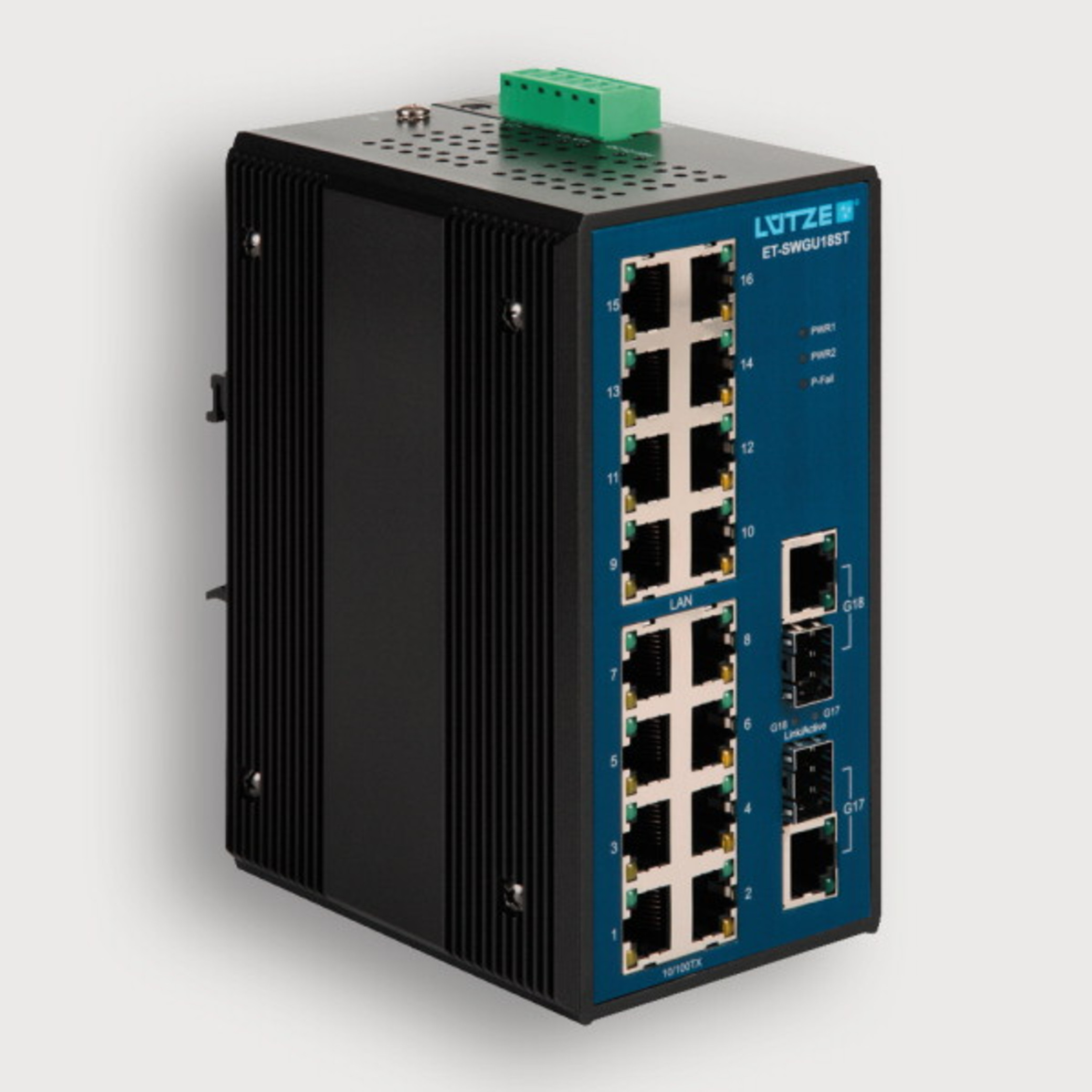 772014 unmanaged Switch 16+2G ports Friedrich Lütze GmbH