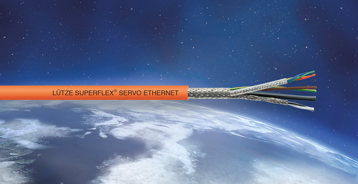 Ethernetové hybridní kabely pro nové servomotorové systémy SIEMENS® a BOSCH REXROTH® - Lütze, s.r.o.